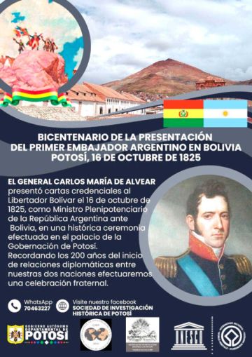 Recordarán el Bicentenario de la relación Bolivia- Argentina