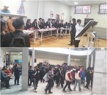 Realizan una expoferia de carreras en la UPDS Potosí
