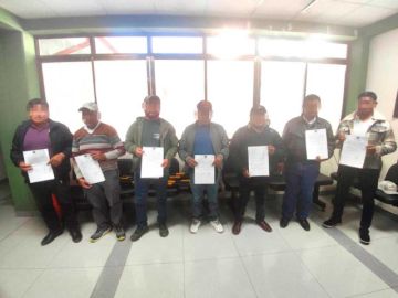 Aprehenden a siete personas por el presunto robo de mineral 