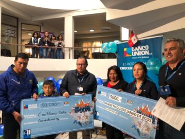 Banco Unión premia a sus clientes en Potosí con la Promo Boom