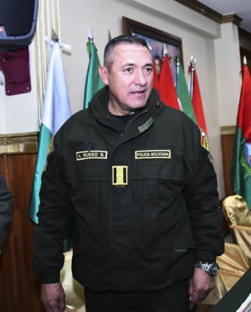 Augusto Russo Sandoval es el primer potosino que llega al nivel más alto de la Policía Boliviana