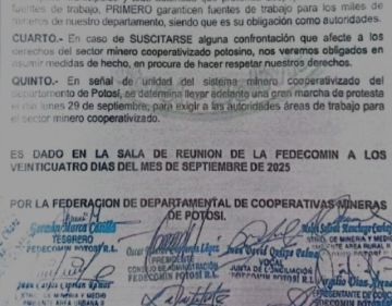 Dirigentes de cooperativas lanzan amenaza y sacarán a sus bases a las calles para amedrentar