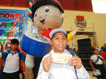 El Bono Juancito Pinto beneficiará a 183 mil estudiantes en Potosí
