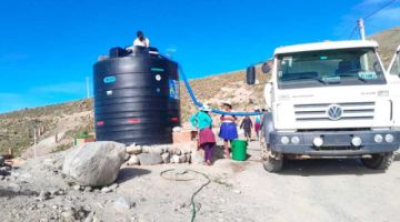 Tres municipios enfrentan falta de agua para consumo en el Departamento de Potosí