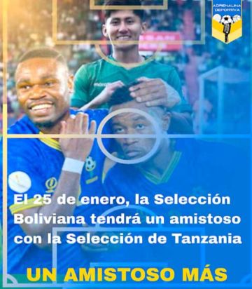 Bolivia-Tanzania,  en el reestreno  del Tahuichi 