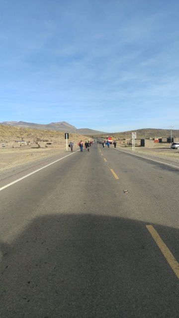 El camino entre Potosí y Oruro está interrumpido