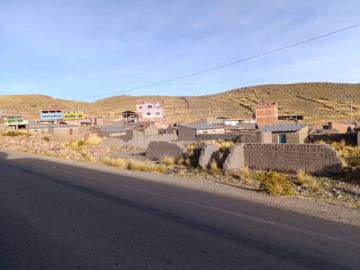 El camino entre Potosí y Oruro está interrumpido