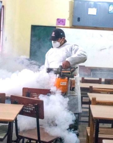 Buscan cortar contagio de varicela con rastrillajes y desinfecciones