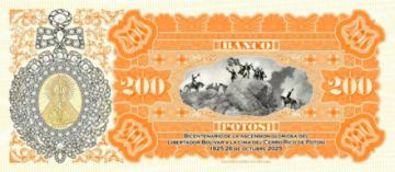 Potosí tendrá su billete y medalla del bicentenario