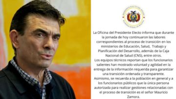Avanza el proceso de transición en ministerios y entidades del Estado