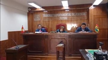 Se desarrolla audiencia de cesacion de detención preventiva para Jhonny Mamani 