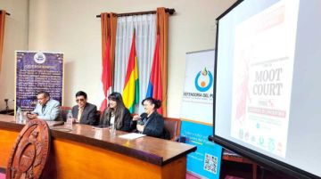 Invitan a estudiantes de derecho de Potosí a participar de Moot Court sobre DDHH