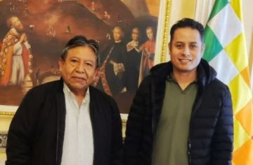 Edmand Lara inicia reuniones de transición con David Choquehuanca