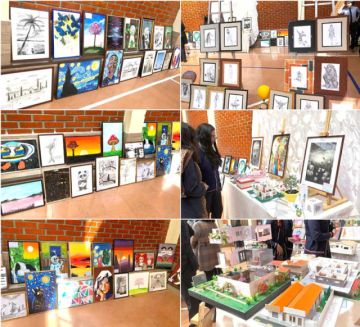 Exponen trabajos de Artes Plásticas