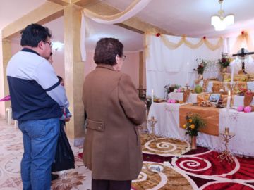 Así se celebra la festividad de Todos Santos en Potosí