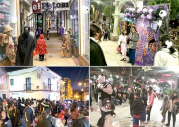 Halloween se vivió en las calles de Potosí el viernes