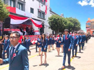 Sector educativo protagoniza actos cívicos en el Departamento