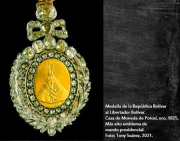 Enfatizan valor de la medalla presidencial acuñada en Potosí