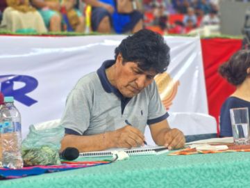 Mientras se encuentre vigente, ratifican que la Policía cumplirá la aprehensión contra Evo Morales