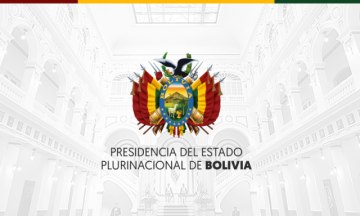 El escudo de Bolivia vuelve a la imagen institucional del Gobierno