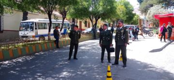 Policía reporta tranquilidad durante las actividades por el aniversario cívico de Potosí