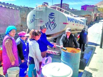 Potosí enfrenta desafío  hídrico por aumento de  población en las zonas