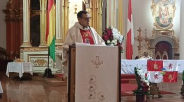 Se desarrolla el te deum en la Santa Basílica Catedral de Potosí