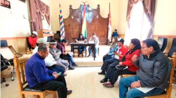 Potosí vive aniversario cívico en medio de crisis municipal