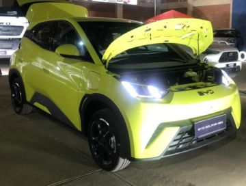 Crown está en Potosí con los BYD 100% eléctricos