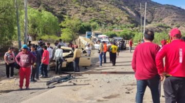 Carretera Potosí - Sucre: Transeúntes reportan accidente vial en Retiro