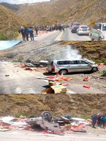 Choque mortal provoca siete fallecidos en el norte potosino