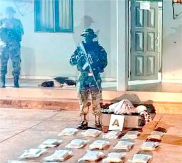 Incautan más de media  tn de droga en Santa Cruz