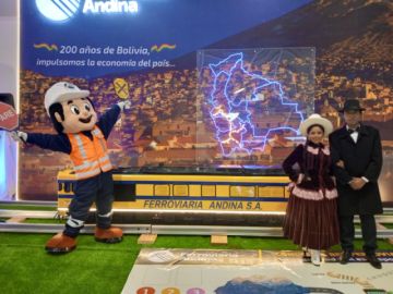 Ferroviaria Andina atrae  visitas a su Estación del  Bicentenario en la Feipobol