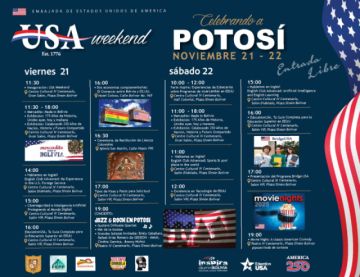 Llega “USA Weekend” a Potosí con intensa agenda 