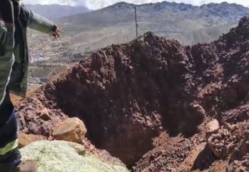 Inspección al Cerro Rico de Potosí revela situación en el coloso de plata