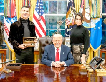 CR7 se reunió con Trump