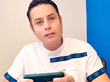 VICEPRESIDENTE. Edmand Lara, durante su mensaje grabado en TikTok.