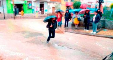 Senamhi pronostica lluvias el fin de semana en el Departamento