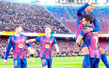 Barcelona vuelve a casa con una goleada soñada