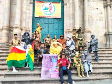 Potosí se  consolida  como sede de  las estatuas  vivientes