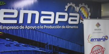 Felcc y Fiscalía ingresan a las oficinas de Emapa en La Paz