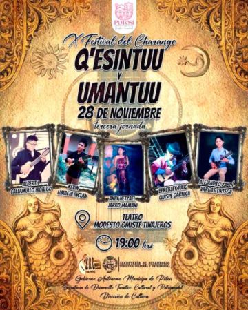 Festival del Charango cierra hoy viernes en el Teatro Omiste