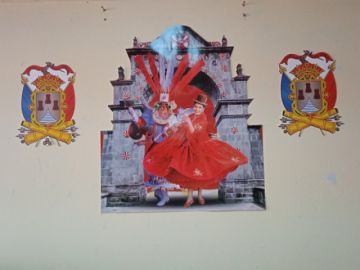 Mural en la Municipalidad de Puno. JJTM.