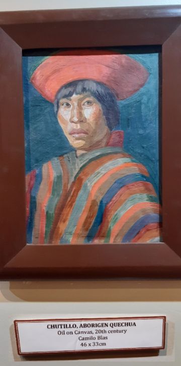 Cuadro en el museo de Puno con el título de "Ch'utillo".