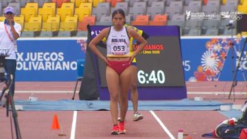 ¡Oro para Bolivia! Valeria Quispe logra la primera medalla dorada para el país en los Bolivarianos