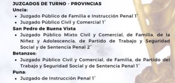 ¿De cuándo a cuándo será la vacación judicial?