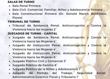 ¿De cuándo a cuándo será la vacación judicial?