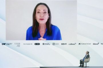 Cancelan la rueda de prensa con María Corina Machado en el Instituto Nobel de Oslo