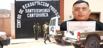 Capturan a buscado  con sello rojo y va al penal de Cantumarca  