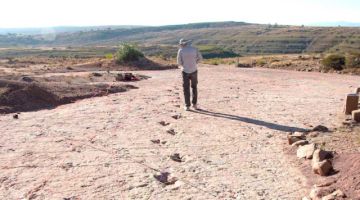 En Toro Toro se busca  proteger de erosión las huellas de dinosaurio
